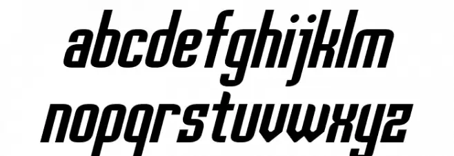 Palisoc Italic خط أحرف صغيرة