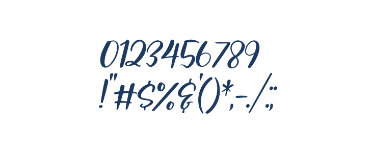 Palister Honey Italic Other Characters