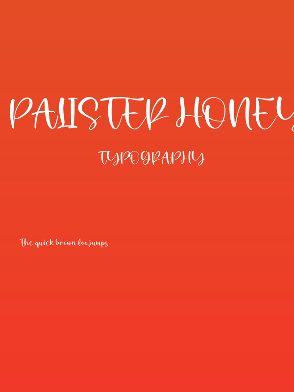 Palister Honey Poster