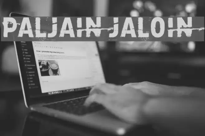 Paljain jaloin Font examples