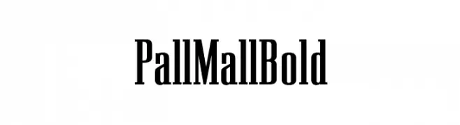 PallMallBold  Frei Schriftart Herunterladen