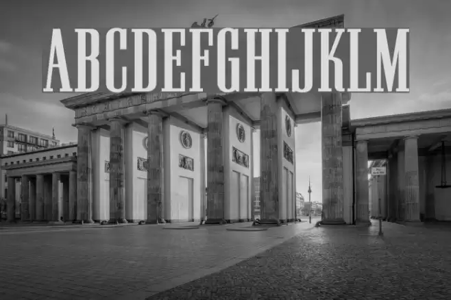 PallMallBold Font examples