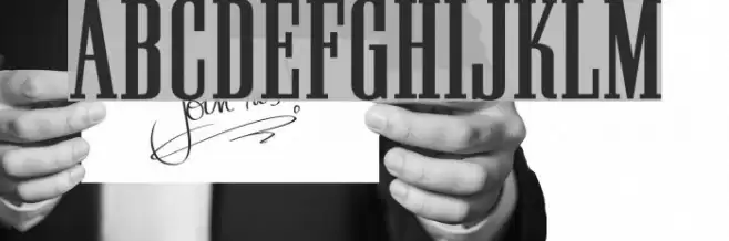 PallMallBold Font examples