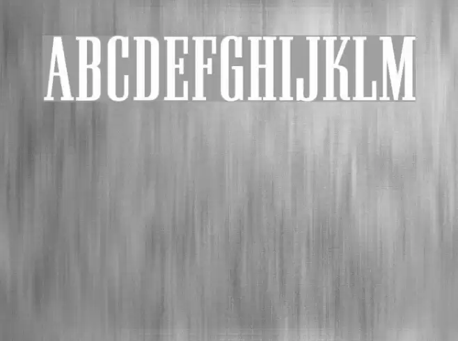 PallMallBold Font examples