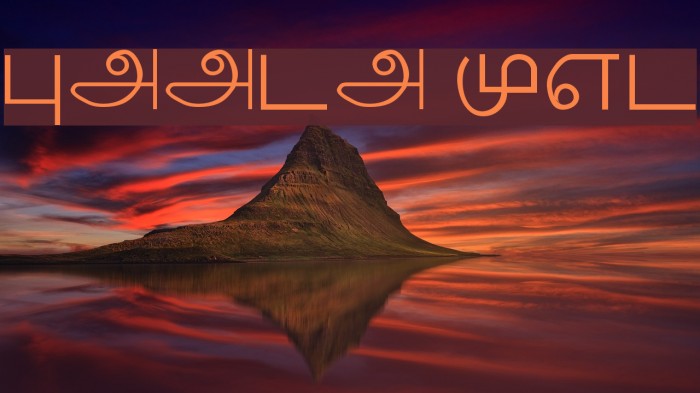 Palladam Medium Font examples