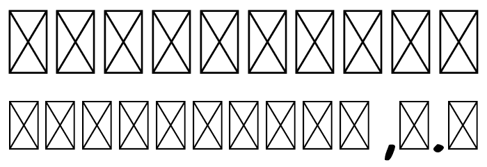 PallawaRegular Font OTHER CHARS