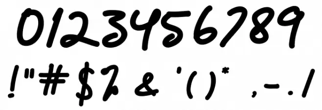 Palleto Font OTHER CHARS