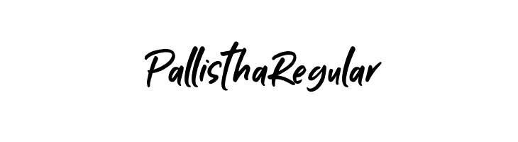 PallisthaRegular  Descarca Fonturi Gratis