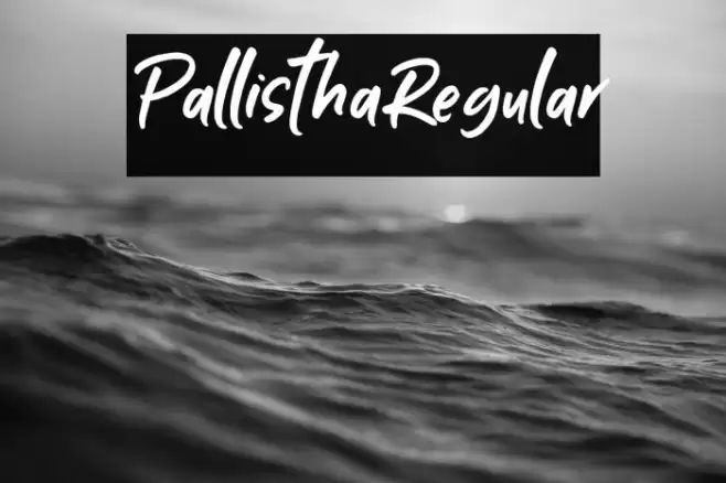 PallisthaRegular Font examples