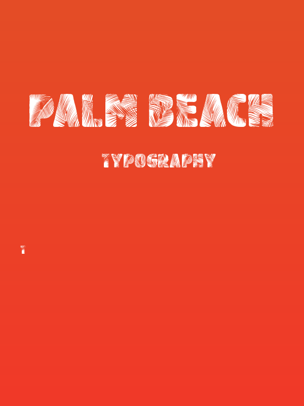 Palm Beach Poster