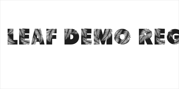 Palm Leaf Demo Regular Logo