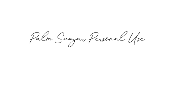 Palm Sugar Personal Use Logo