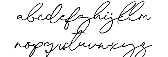 Palm Sugar Personal Use Font LOWERCASE