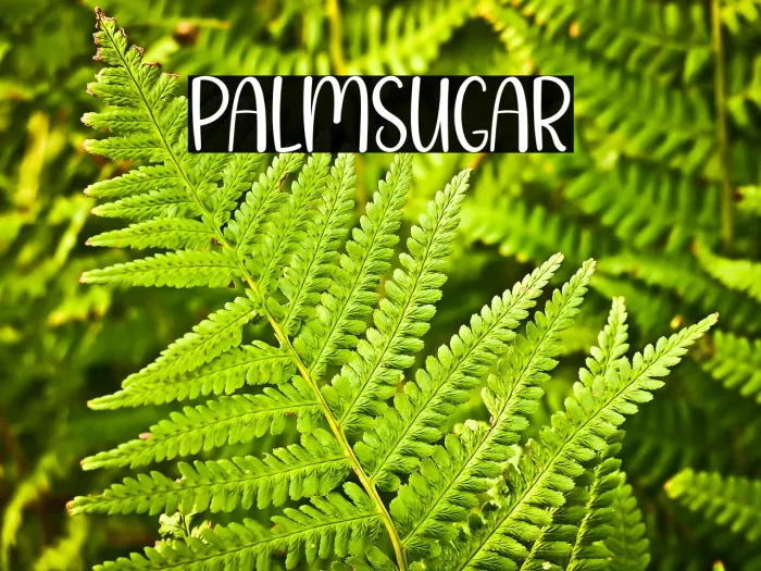 Palm Sugar Example 1
