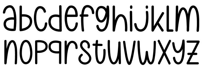 Palm Summer Font LOWERCASE