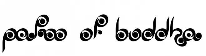 Palm of Buddha  font caratteri gratis