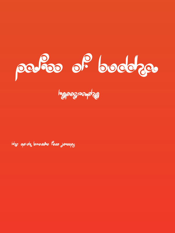 Palm of Buddha Poster