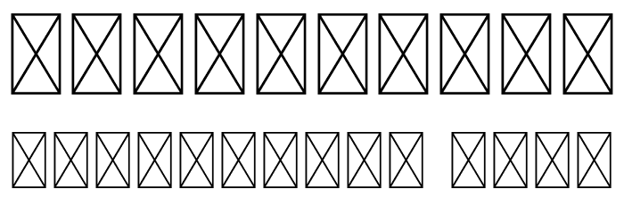 PalmBeachTrialRegular Font OTHER CHARS