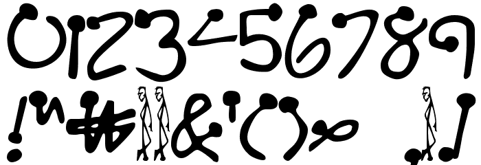 PalmPilot Font OTHER CHARS