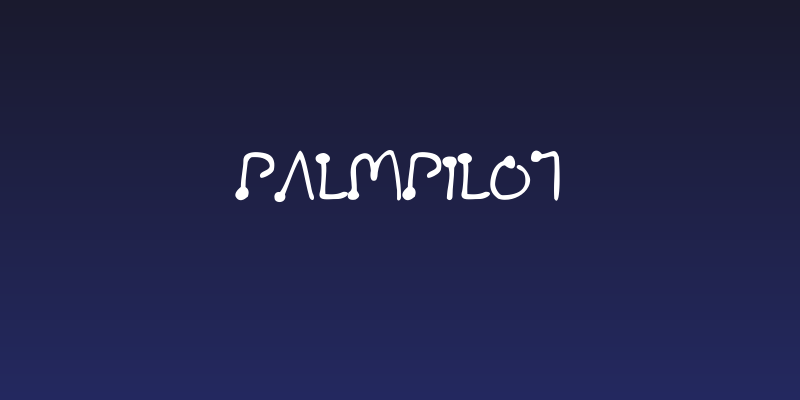 PalmPilot Social Header