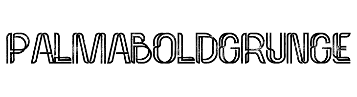 Palma Bold Grunge  フリーフォントのダウンロード