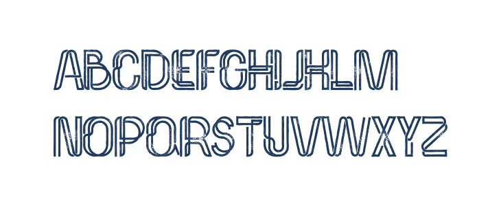 Palma Bold Grunge Lowercase