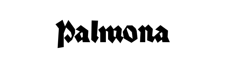 Palmona  les polices de caractères gratuit tlcharger