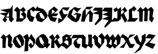 Palmona Font UPPERCASE