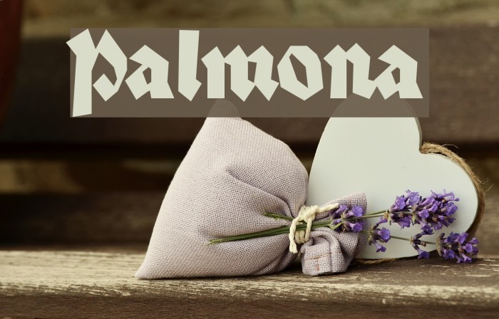 Palmona フォント examples