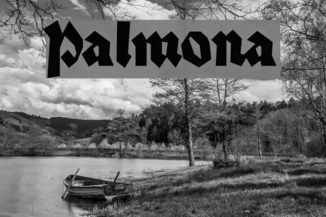 Palmona Font examples