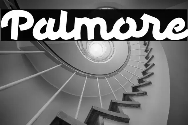 Palmore Font examples