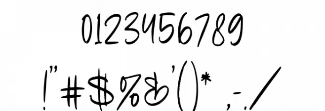 Palms & Chill Font Alte caractere