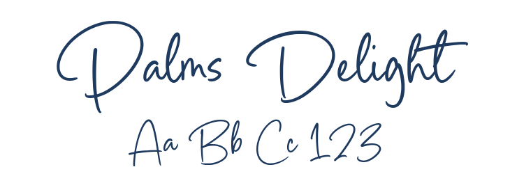 Palms Delight Font Preview