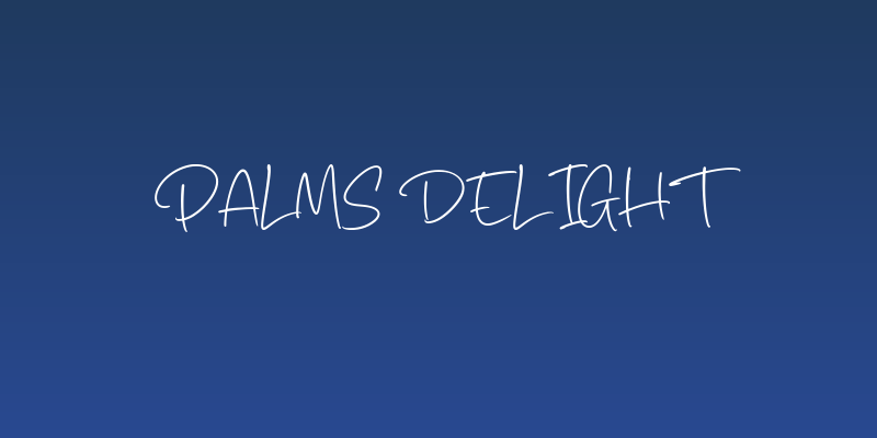 Palms Delight Social Header