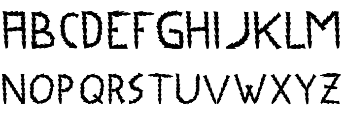 Palms Font LOWERCASE