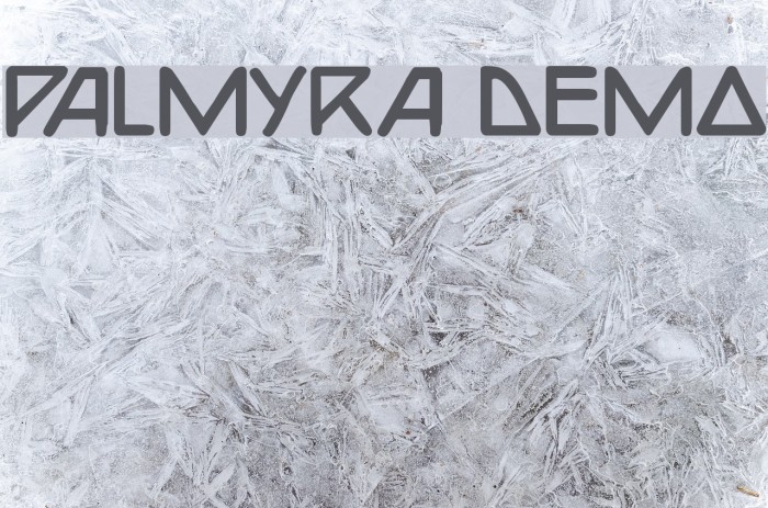 Palmyra Demo Font examples