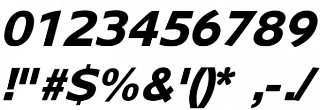 PaloAlto Italic Font OTHER CHARS