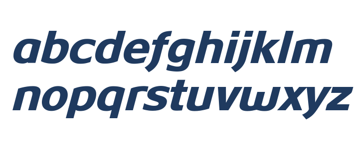 PaloAlto Italic Lowercase