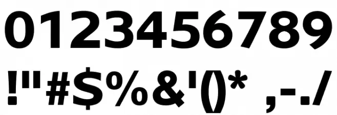 PaloAlto Font OTHER CHARS