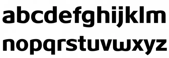PaloAlto Font LOWERCASE