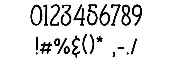 Palomas Font OTHER CHARS