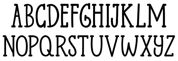 Palomas Font LOWERCASE