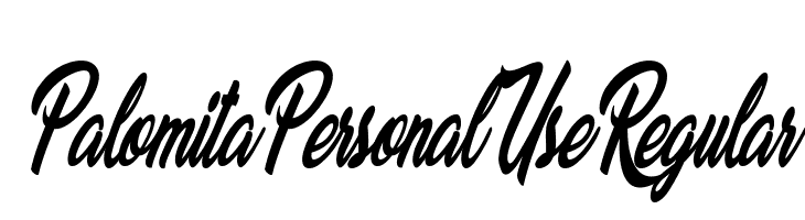 Palomita Personal Use Regular  baixar fontes gratis