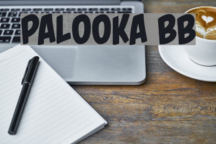 Palooka BB Font examples