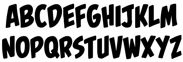 Palooka BB Font LOWERCASE