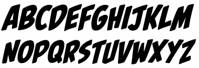 PalookaBB-Italic Schriftart Groß