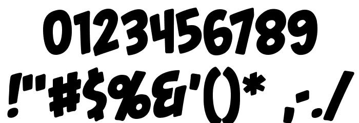 PalookaBB Font OTHER CHARS