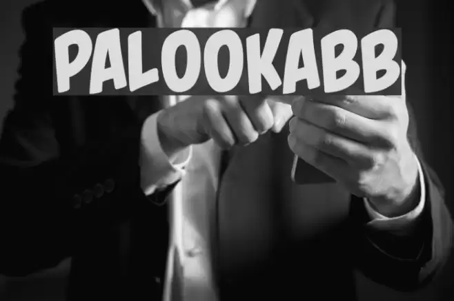 PalookaBB Font examples