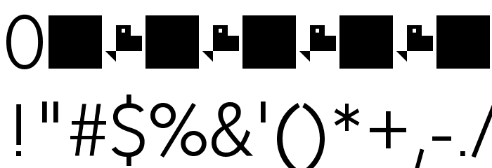 Paloseco Light Font OTHER CHARS