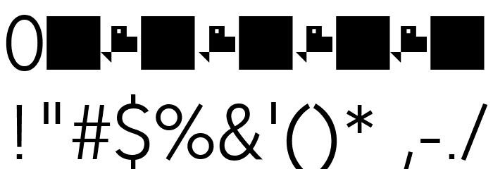 Paloseco Light Font OTHER CHARS
